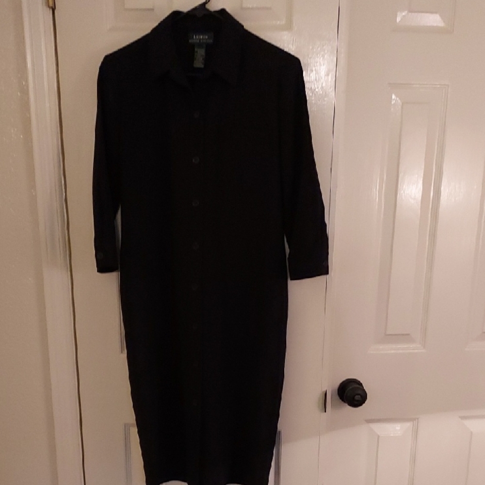 Ralph Lauren Black Long Sleeve Dress